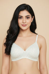 Zivame Padded Non Wired Medium Coverage Tshirt Bra - Slightly Heart — thumbnail 2